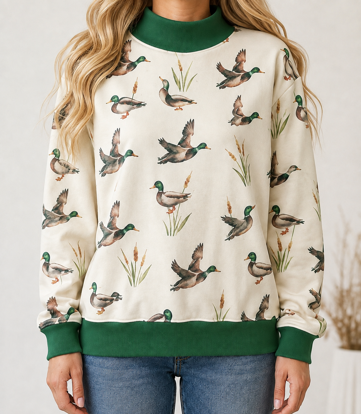 Mallard High Neck Sweatshirt RTS