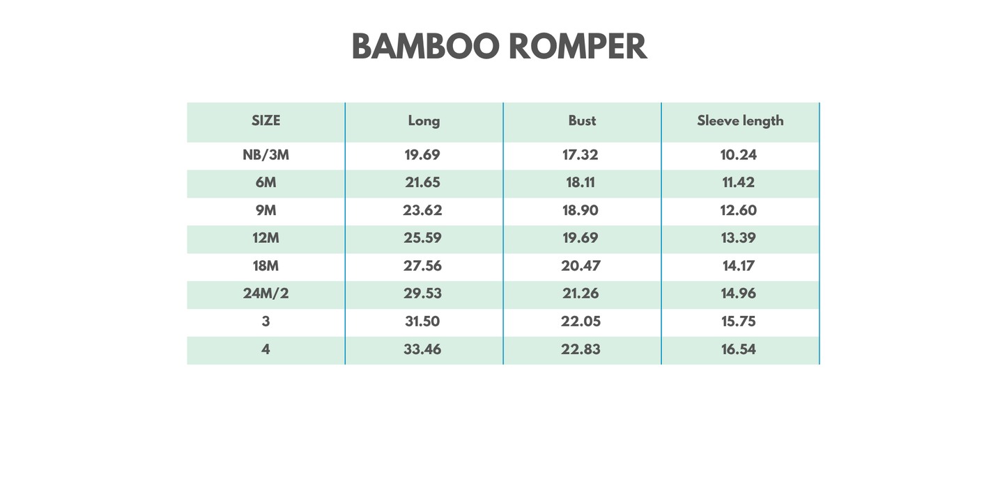 Green Mallard Bamboo Romper