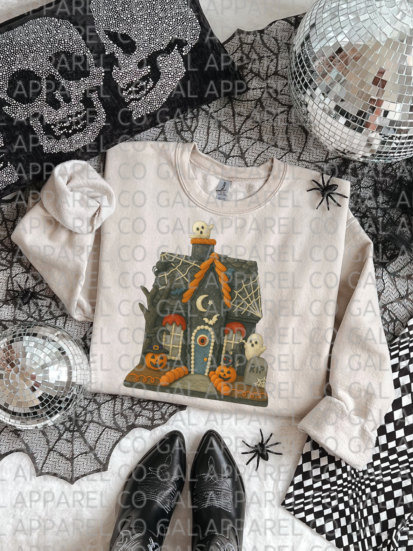 Wicked Hollow Manor Tee or Sweatshirt β Haunted Fall Forest Halloween Shirt
