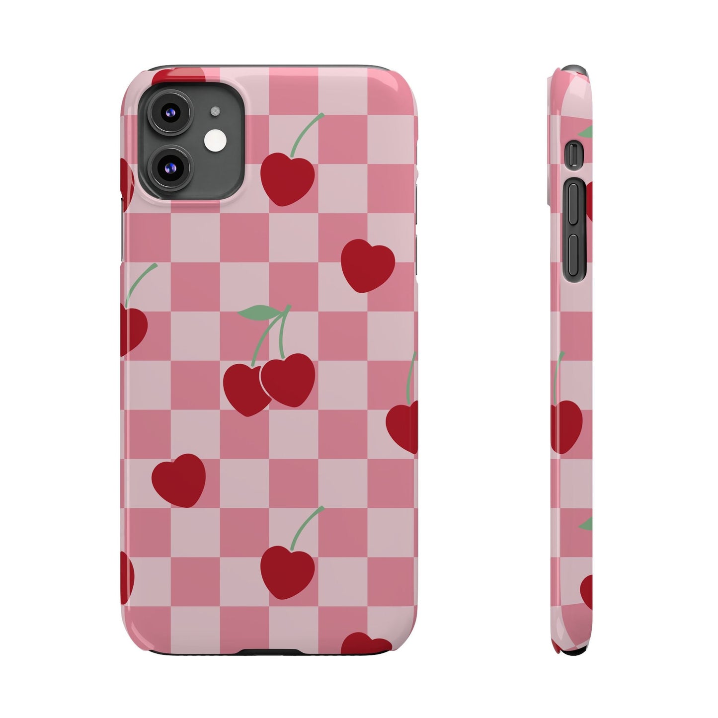 Cherry Checker Phone Case