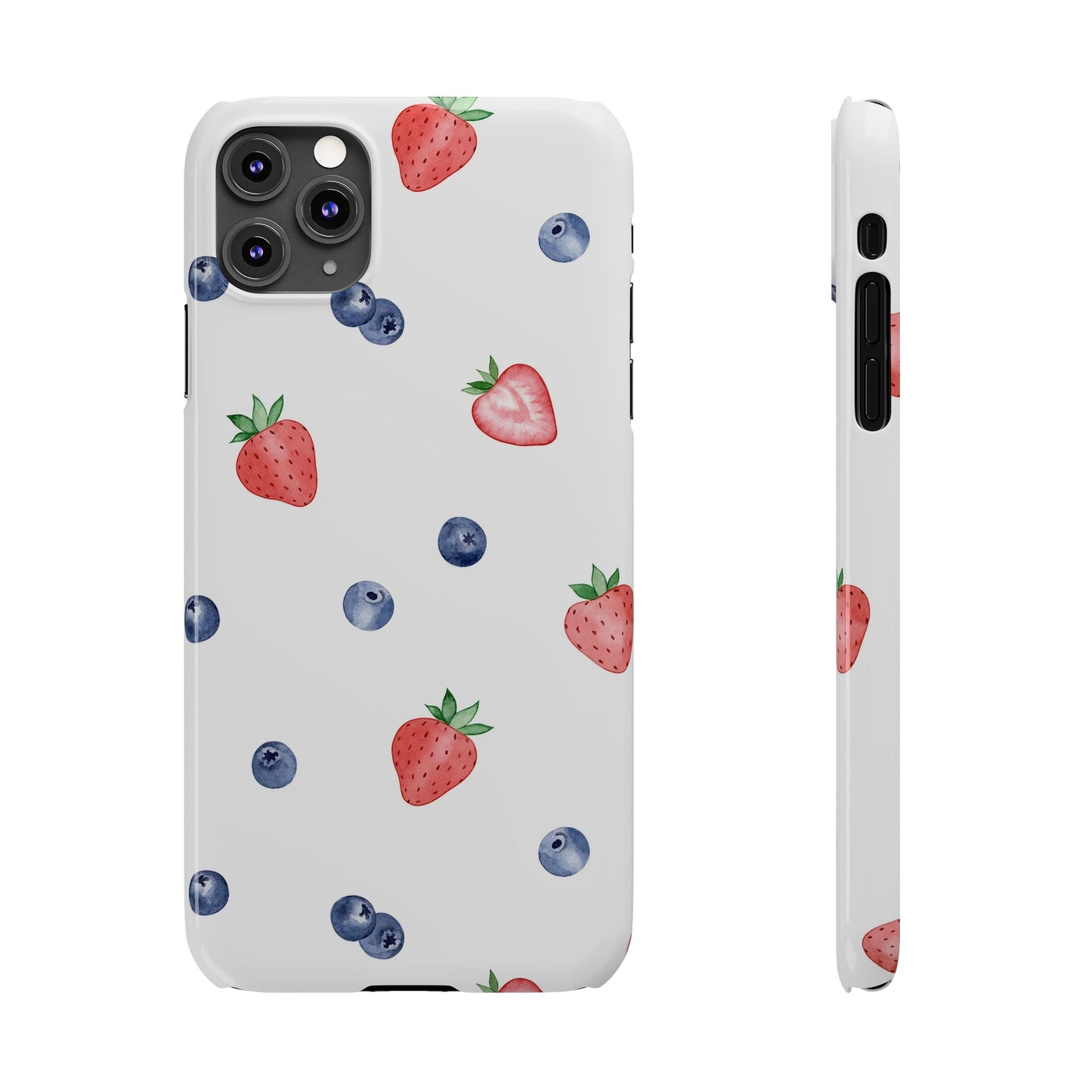 Berries & Cream Slim Phone Case