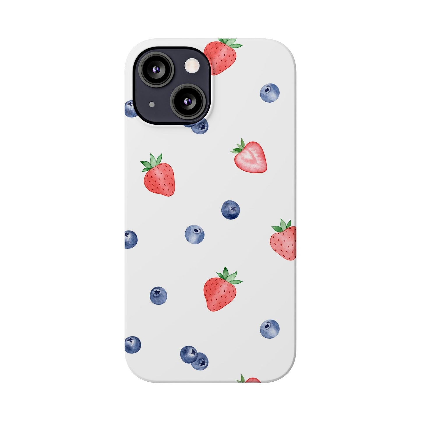 Berries & Cream Slim Phone Case