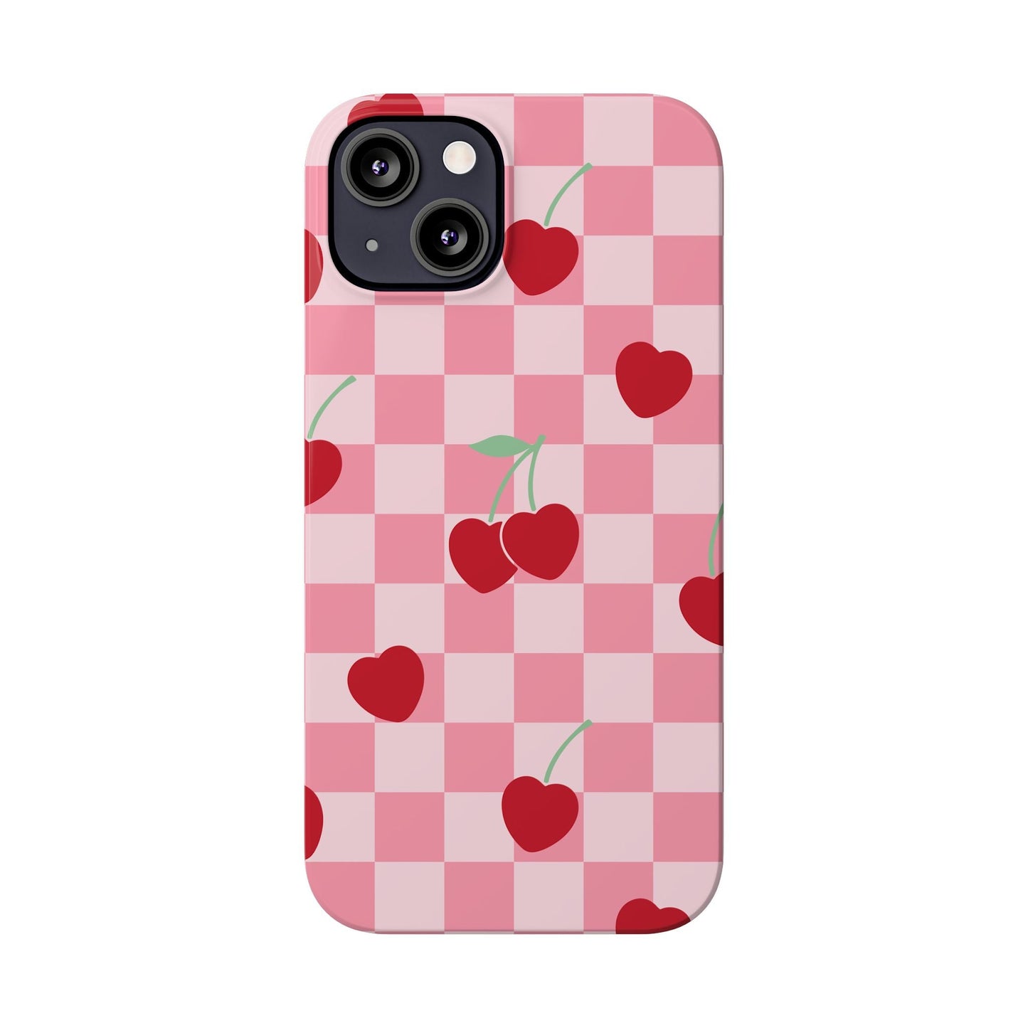 Cherry Checker Phone Case