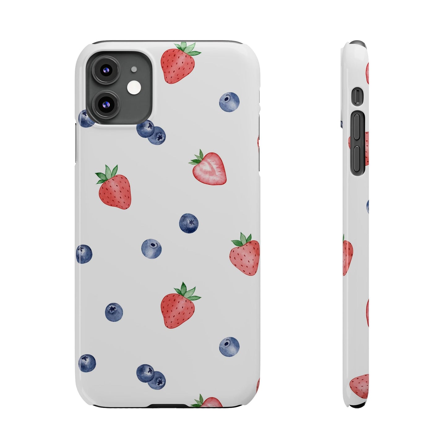 Berries & Cream Slim Phone Case