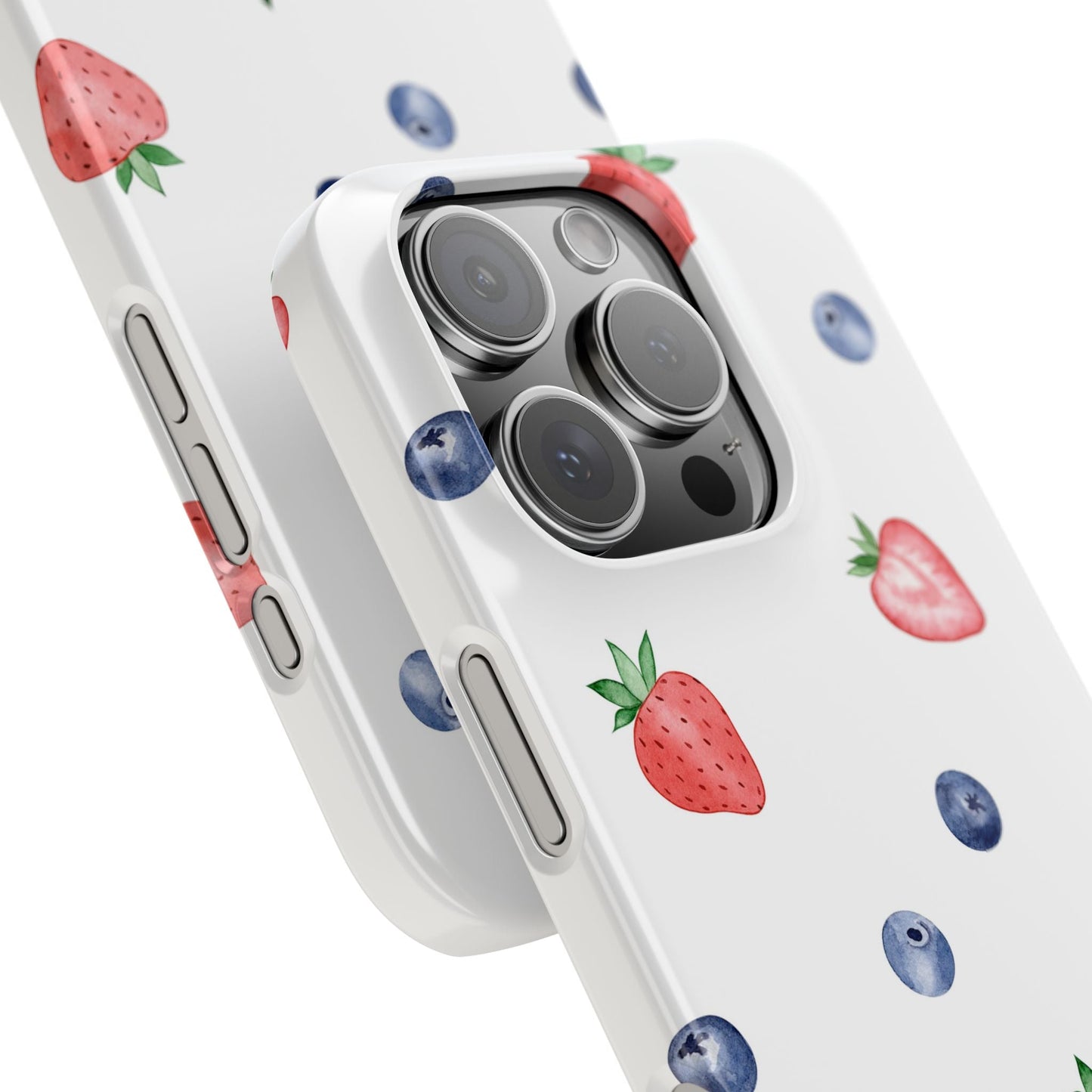 Berries & Cream Slim Phone Case