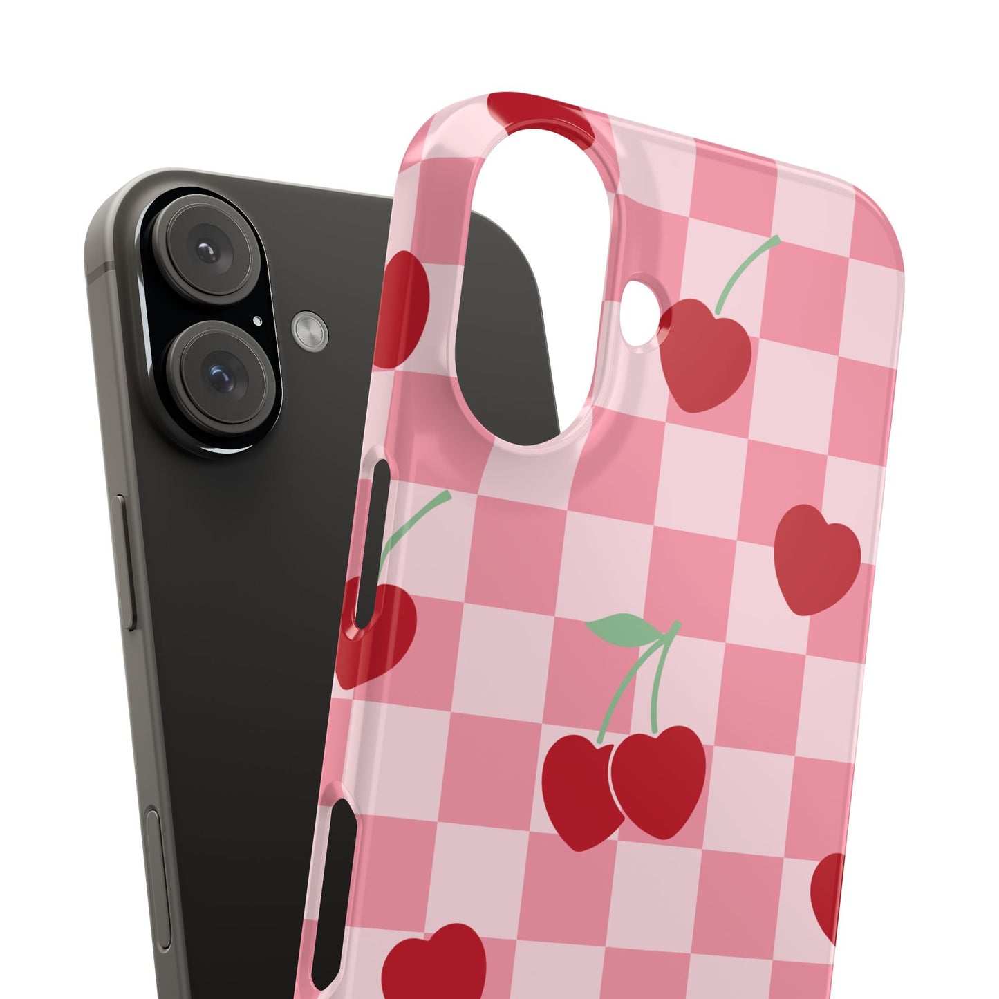 Cherry Checker Phone Case