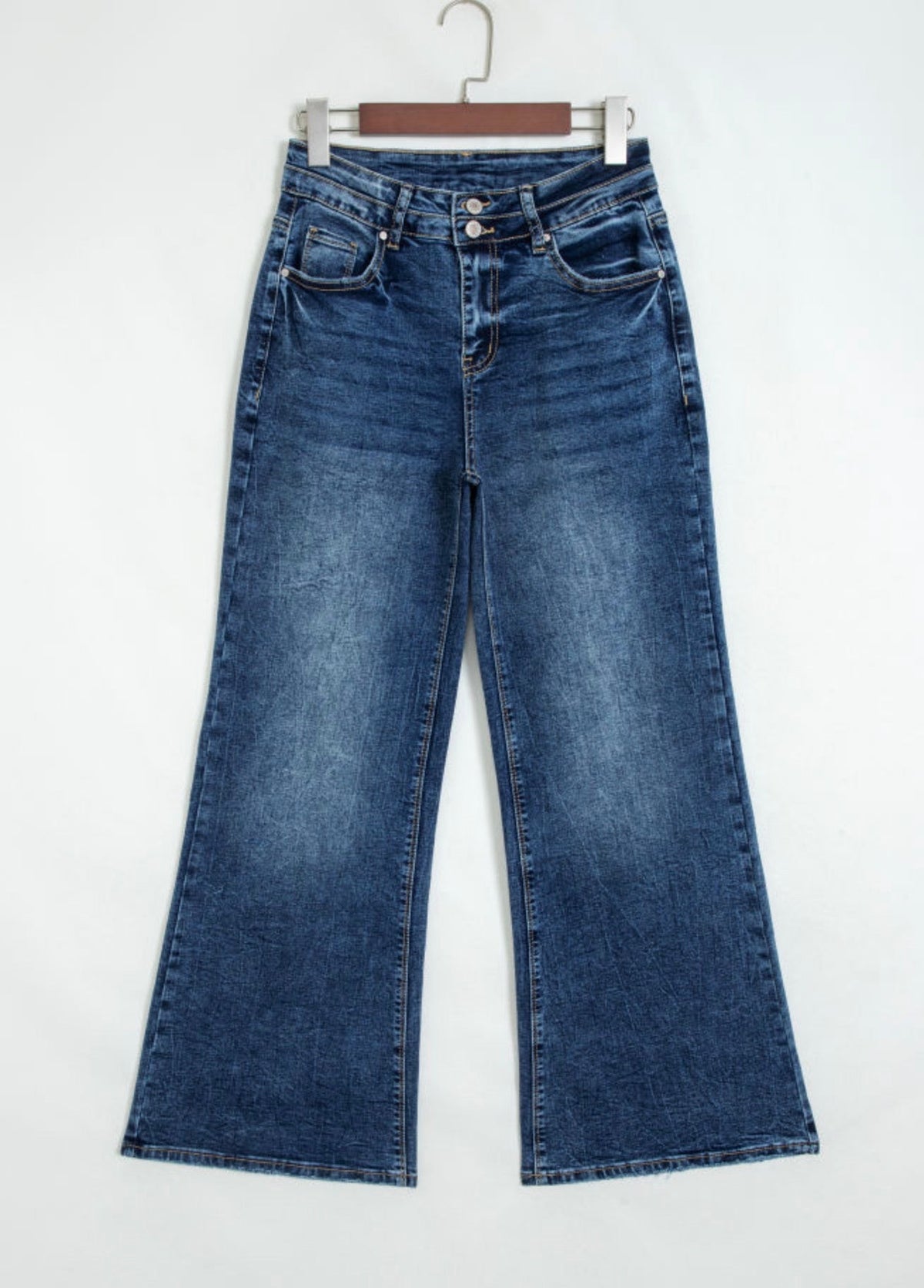 Blue Acid Wash Jeans (Light or Dark Wash) RTS