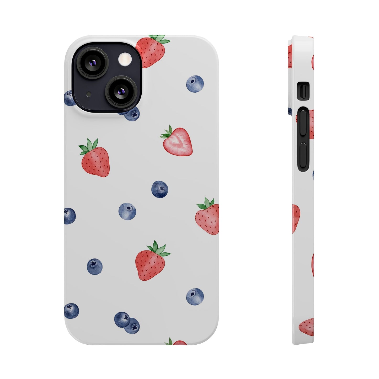 Berries & Cream Slim Phone Case