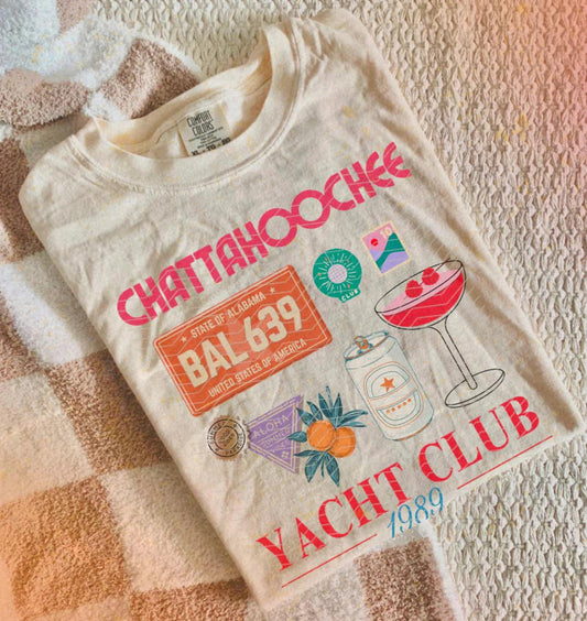 Chattahoochie Yacht club tee or sweatshirt