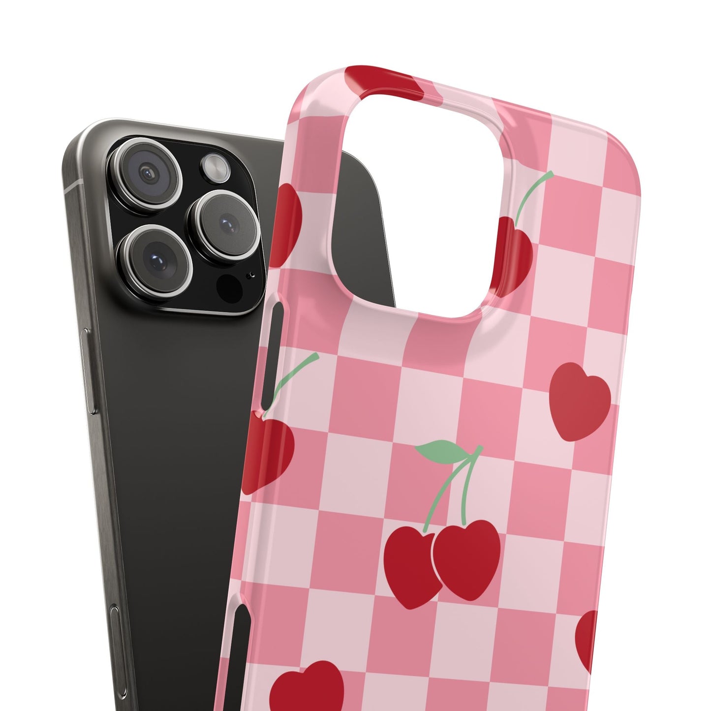 Cherry Checker Phone Case