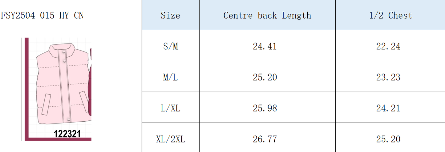 Black mom&me puffer vest