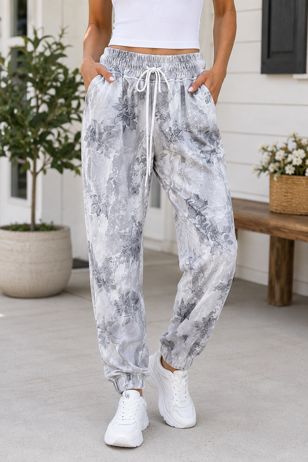 Grey Camo Joggers