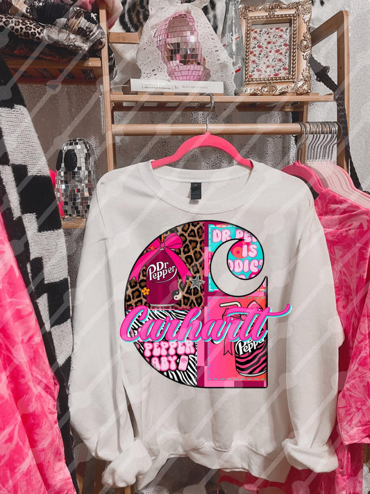 DP leopard pink CH tee or sweatshirt