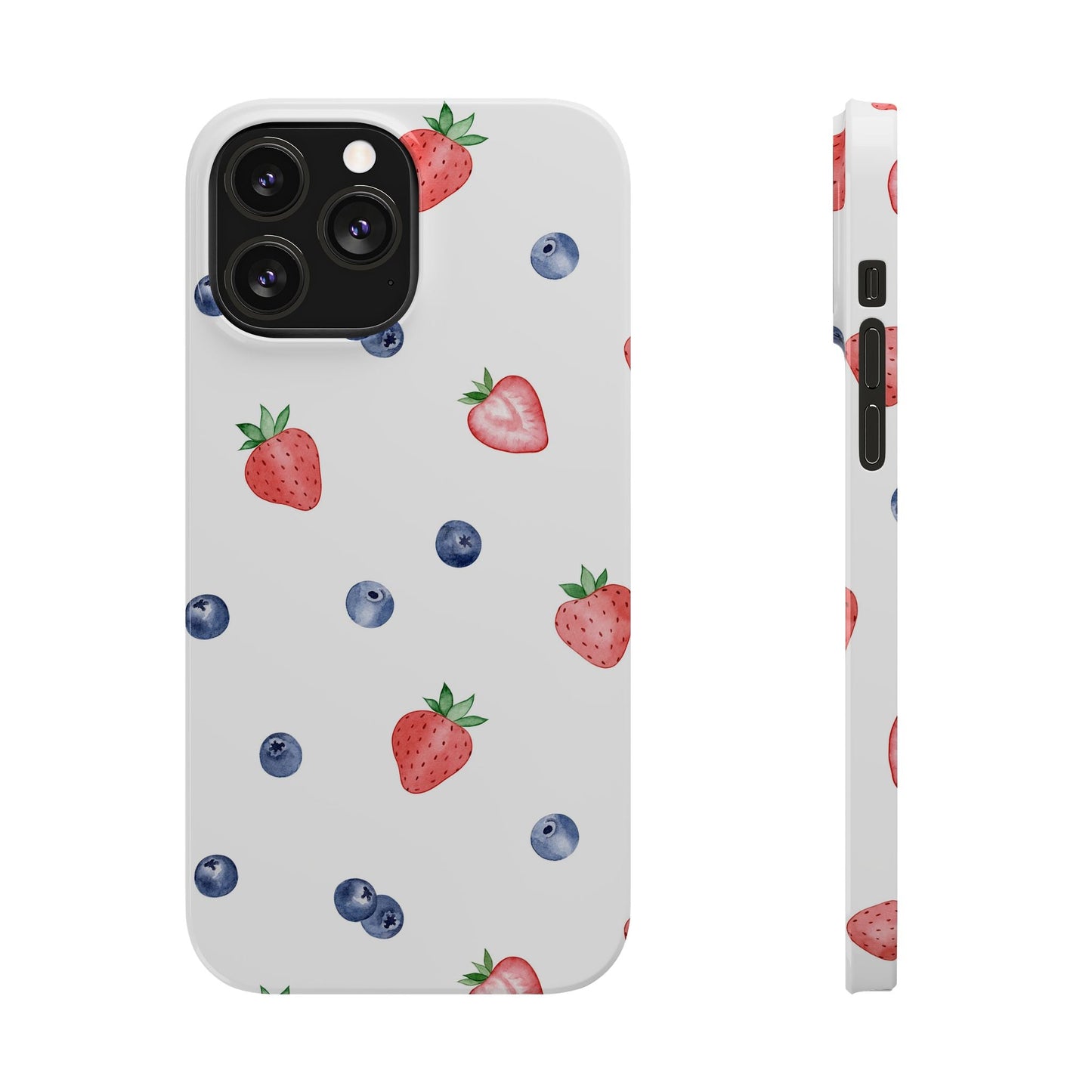 Berries & Cream Slim Phone Case