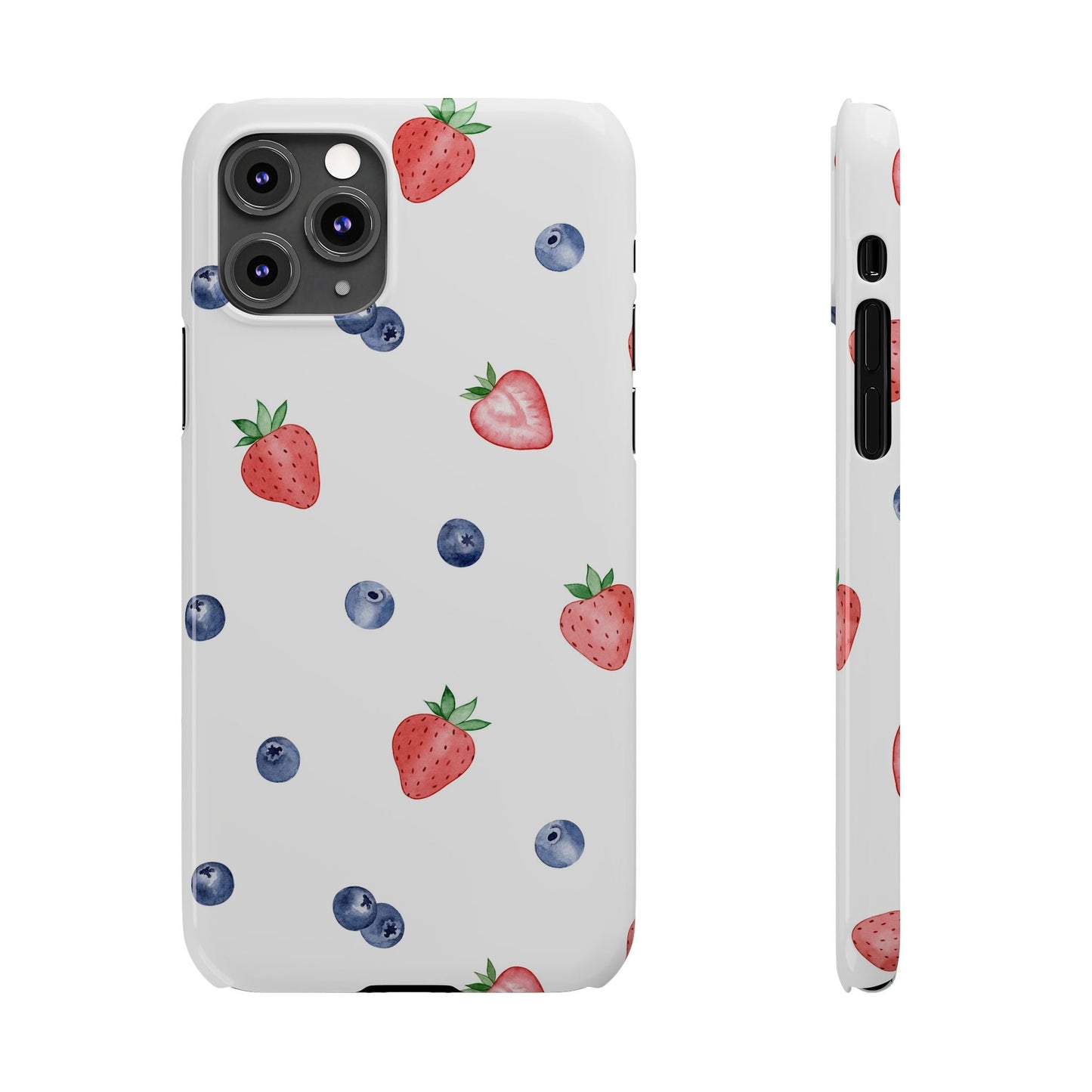 Berries & Cream Slim Phone Case