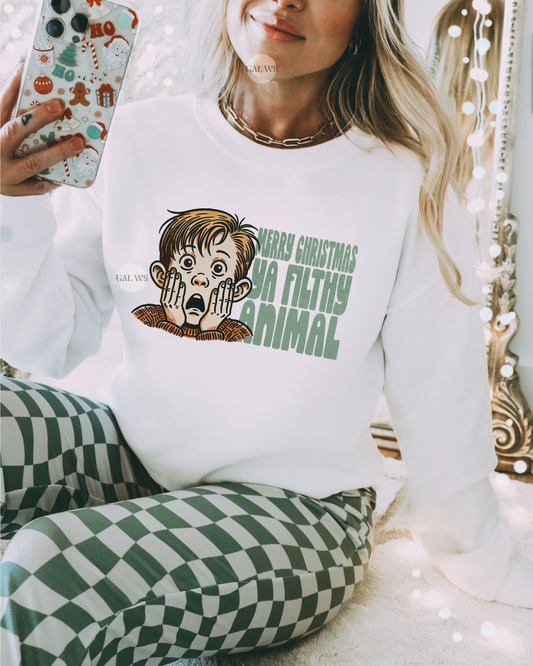 Merry Christmas ya flithy animal tee & sweatshirt