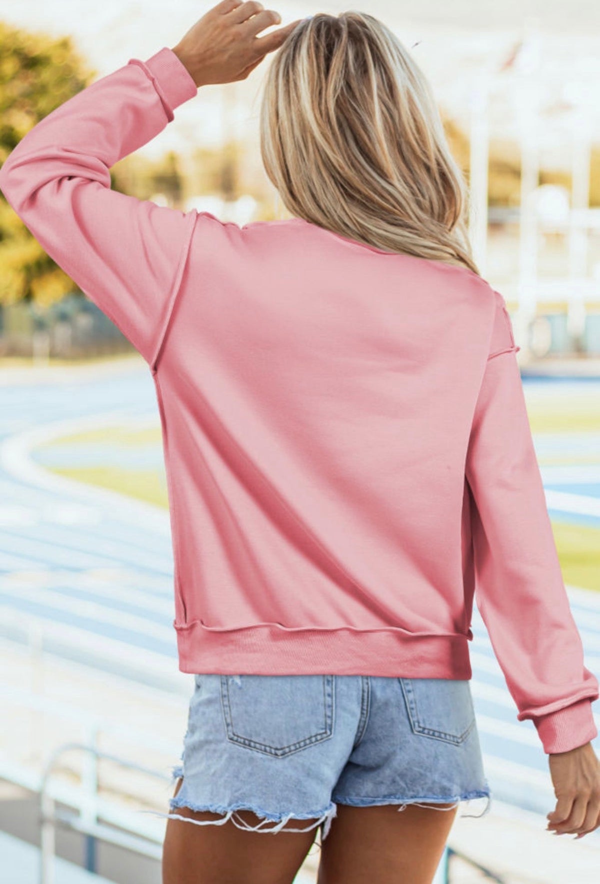 WWJD/AMEN Reversible Mock Neck Sweatshirt RTS