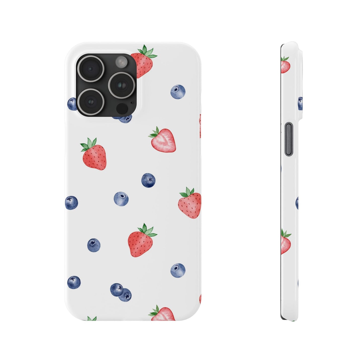 Berries & Cream Slim Phone Case