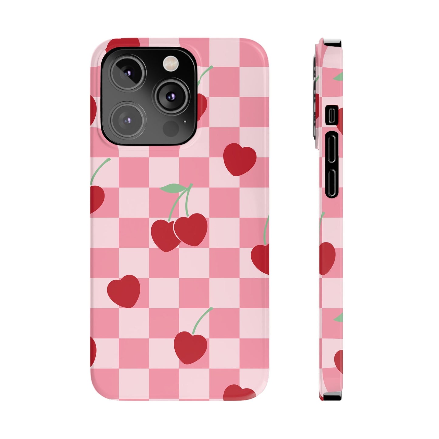 Cherry Checker Phone Case