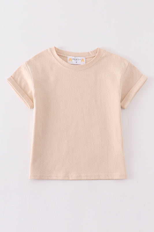 Premium Apricot basic T-shirt