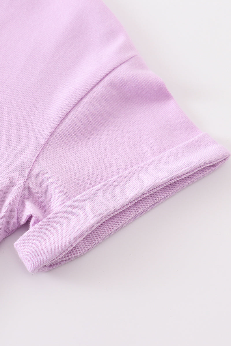 Premium Lilac basic T-shirt