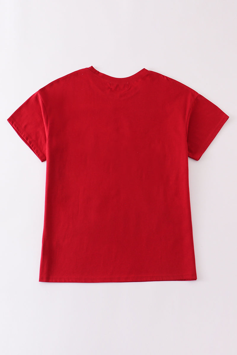 Premium Maroon basic T-shirt Kids and adult