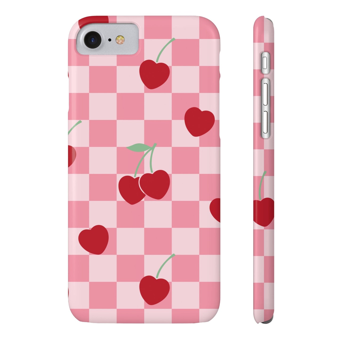 Cherry Checker Phone Case