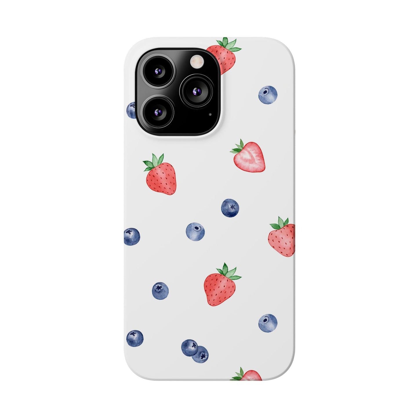 Berries & Cream Slim Phone Case