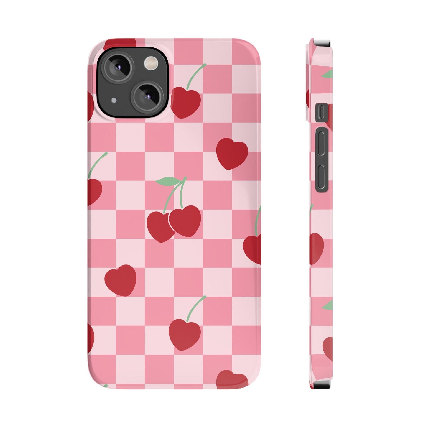 Cherry Checker Phone Case