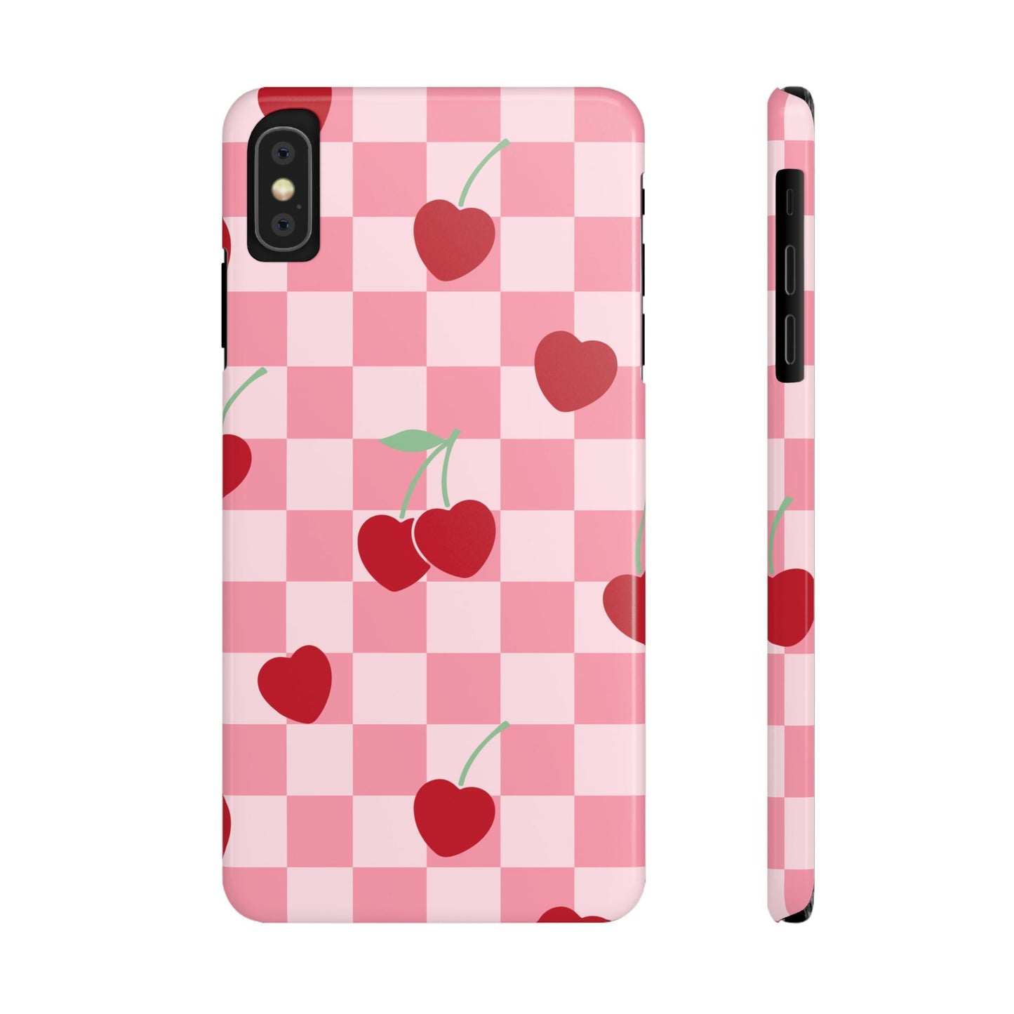 Cherry Checker Phone Case