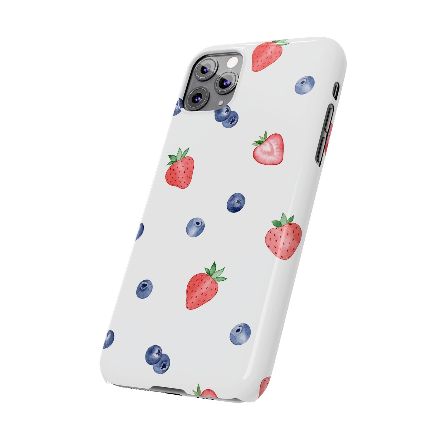 Berries & Cream Slim Phone Case