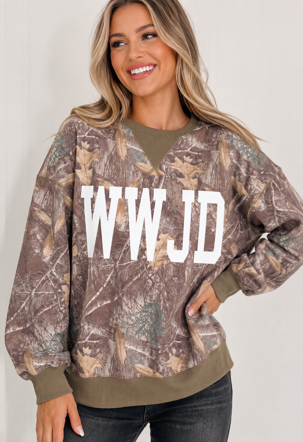 WWJD Slit Sweatshirt RTS