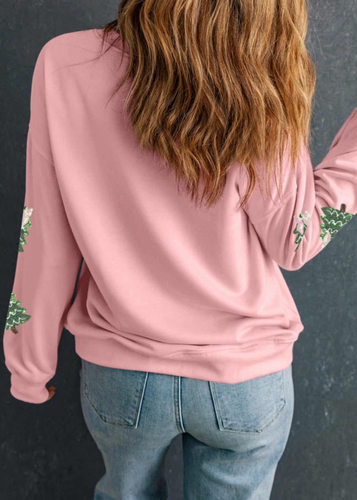 Christmas Tree Sequin Sweatshirt