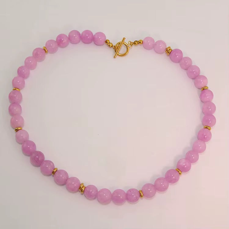 Color Pop Jade Chocker Necklace RTS