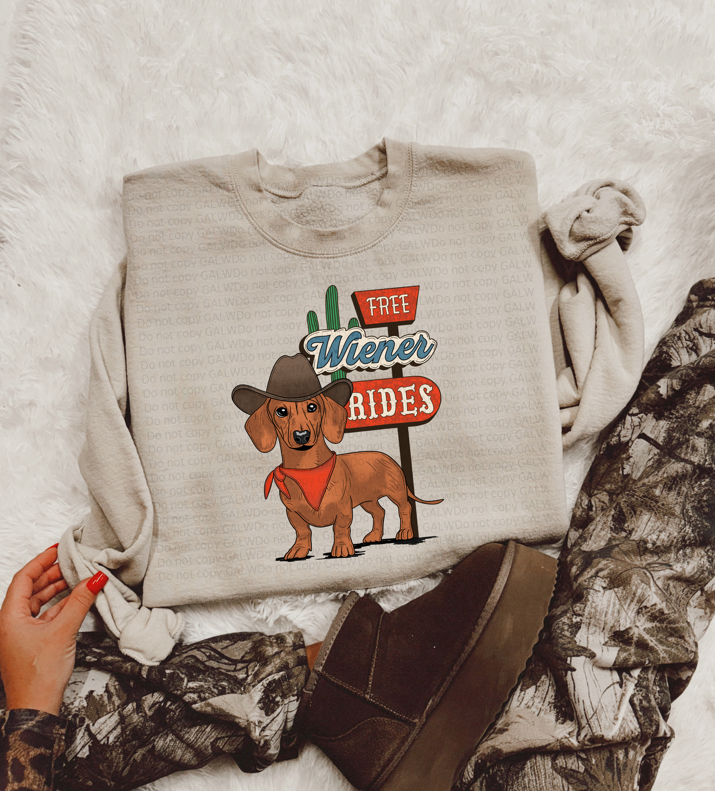 Free wiener rides tee & sweatshirts