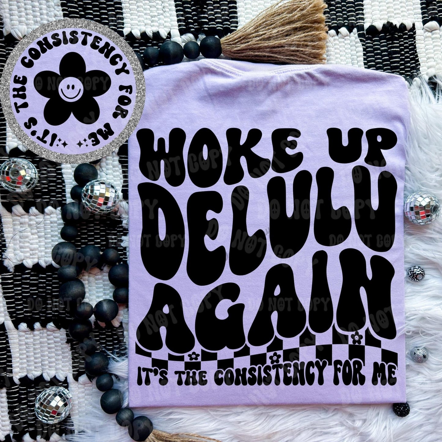 Woke up delulu again Comfort colors tee