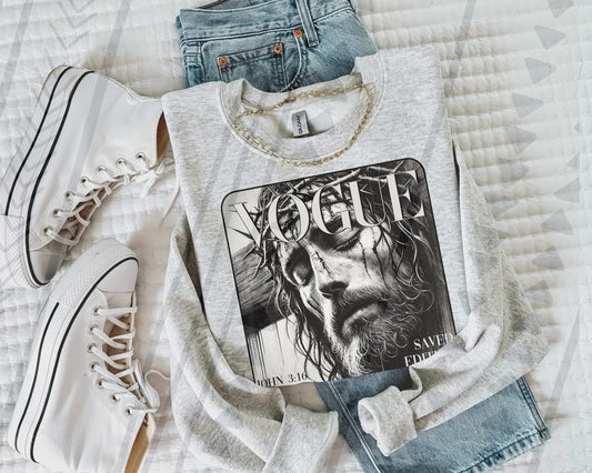 Saved edition vogue Jesus tee & sweatshirt