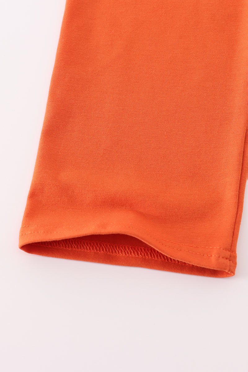 Rust isaiah embroidery pants set