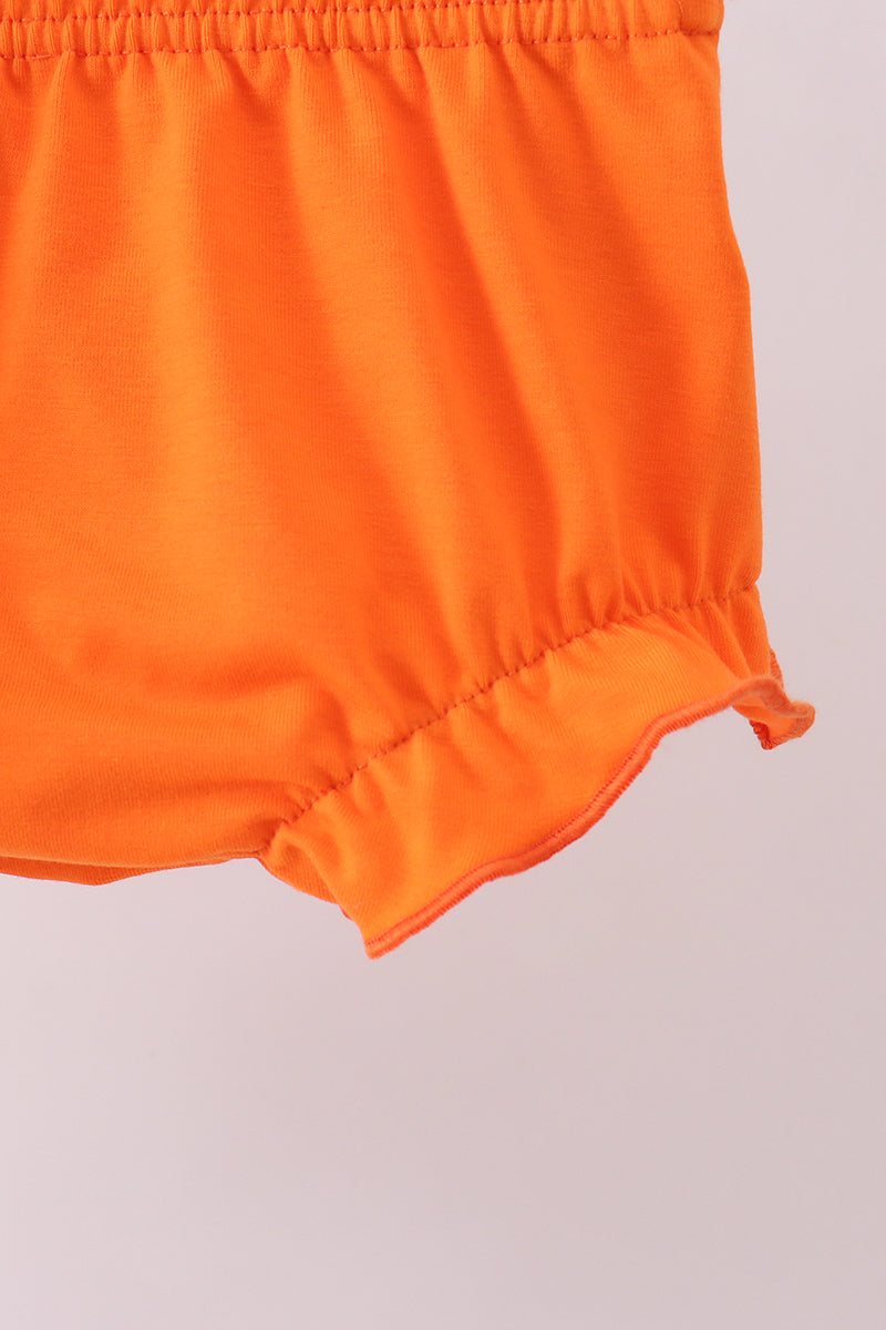 Tennessee go vols embroidery bow bloomer set