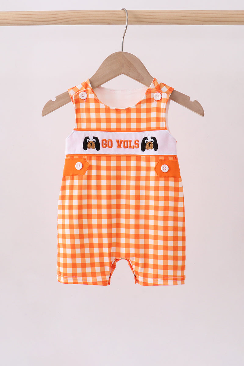 Tennessee go vols embroidery gingham jonjon