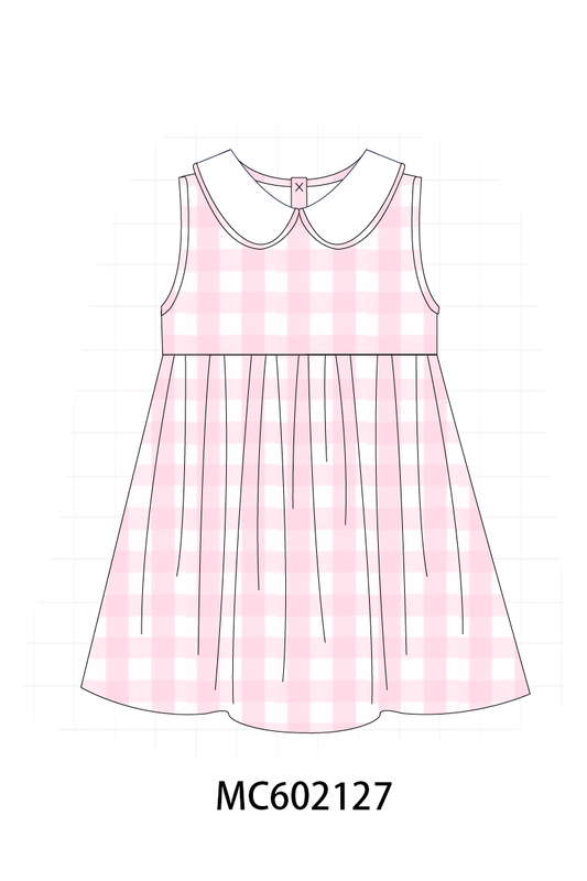 Pink gingham Dress