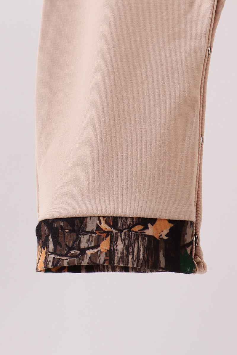 Gray Deer Applique Romper