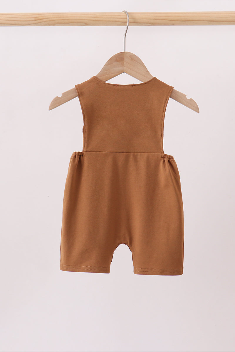 Brown Pumpkin Smocked Jon Jon