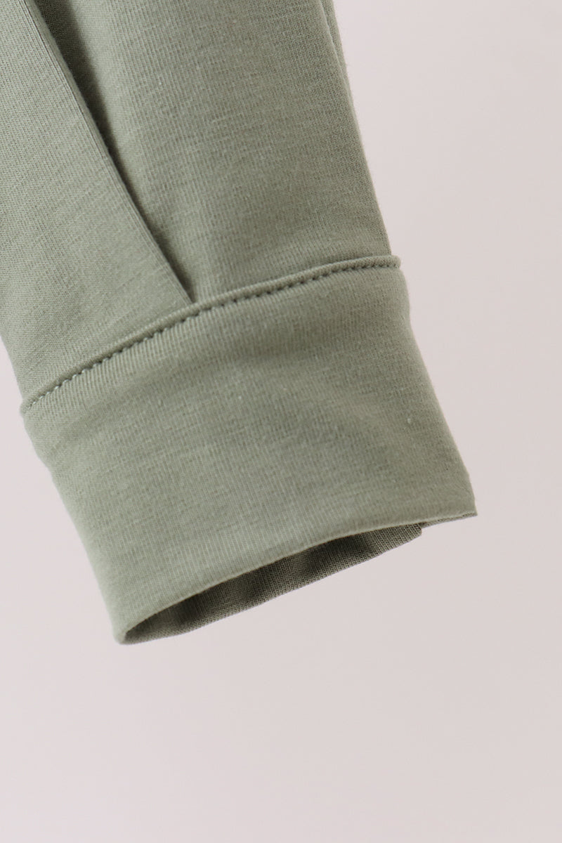 Green Pocket Button Down Shirt
