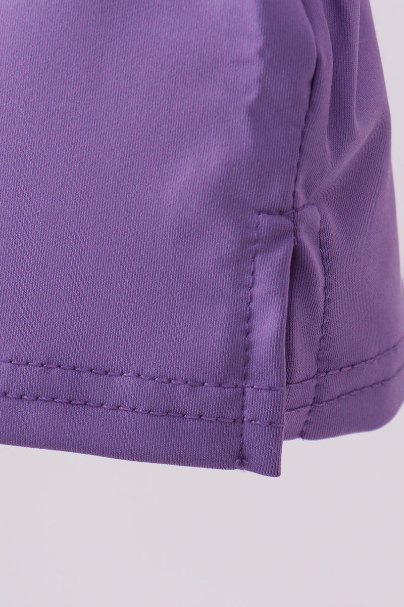 Purple active 2pc skort set