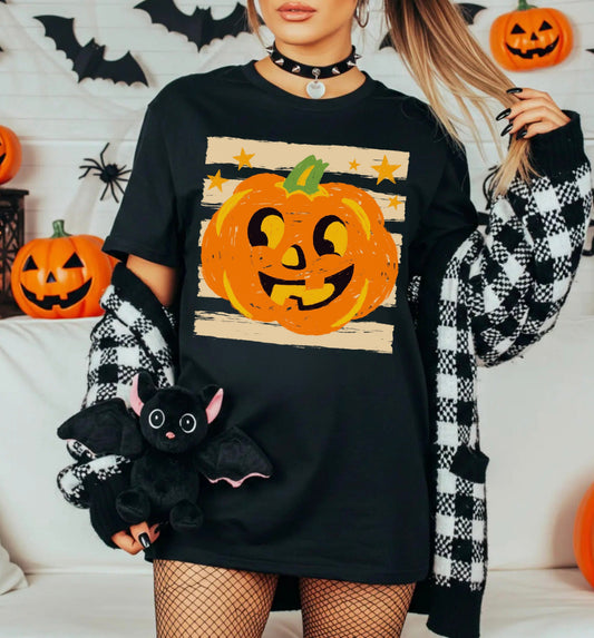 Vintage Jack O’ Lantern Halloween Graphic Tee