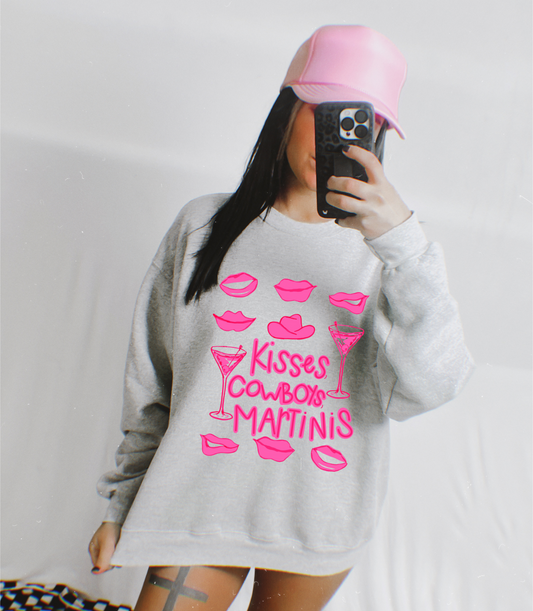 Kisses cowboys & Martinis design