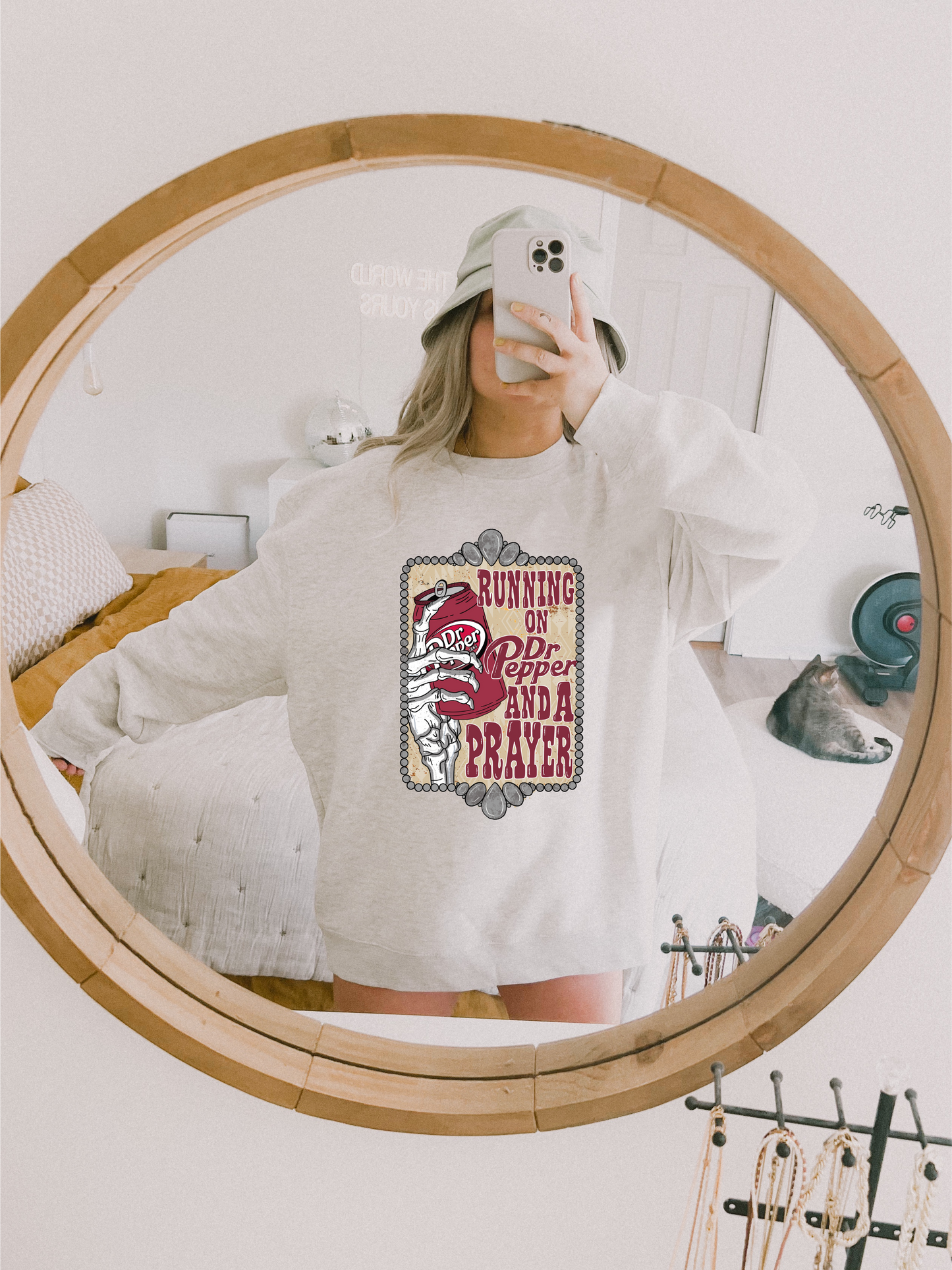 Running on DP & a prayer tee or sweatshirt